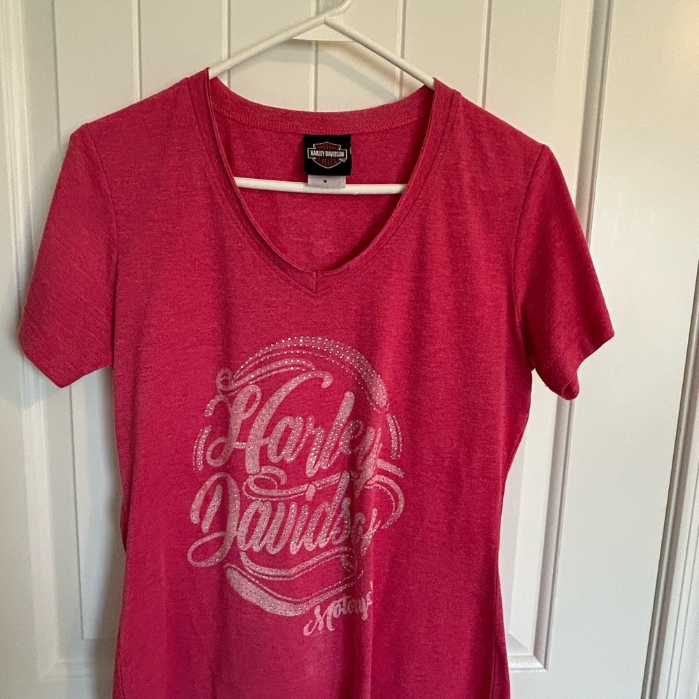 Harley-Davidson Women's Pink Short Sleeve Tee
